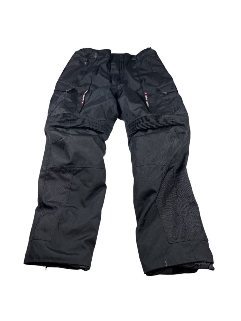 Sedici Mens Black Motorcycle Pants Size 34x30 Air Control System Knee Armor Read